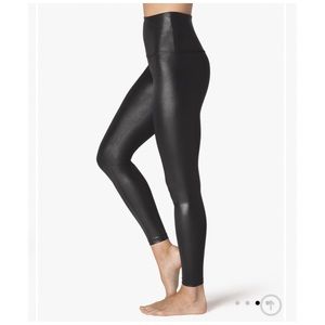 Beyond Yoga High Waist Faux Leather 